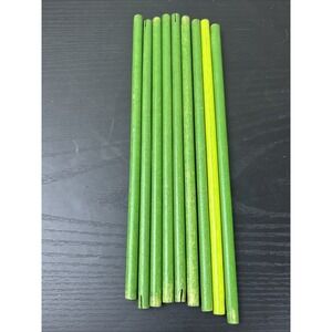 Tinkertoy Green Sticks Lot of 6 Replacement Parts Rods Building Pieces